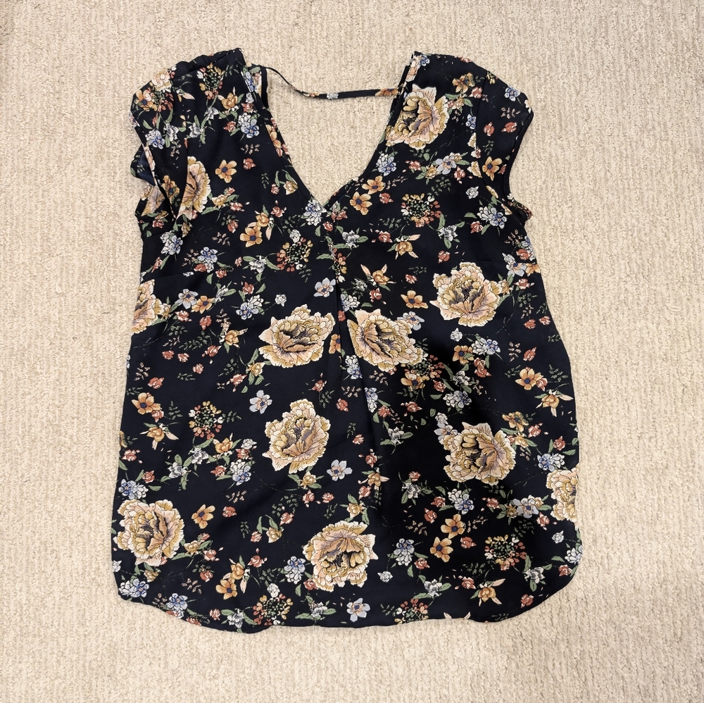 Halogen Floral Blouse